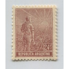 ARGENTINA 1911 GJ 334 ESTAMPILLA NUEVA CON GOMA U$ 10 MUY BUENA